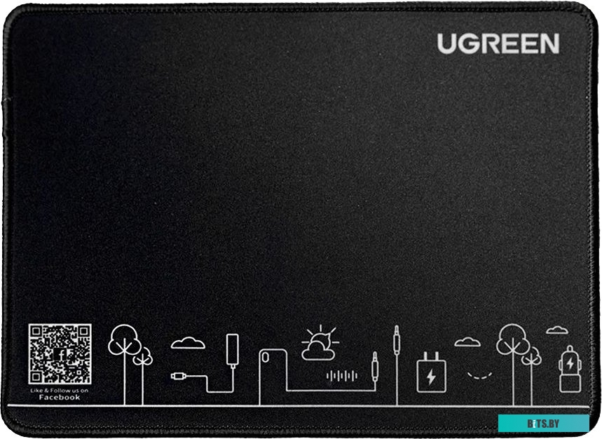 Коврик для мыши Ugreen CY016 (черный)