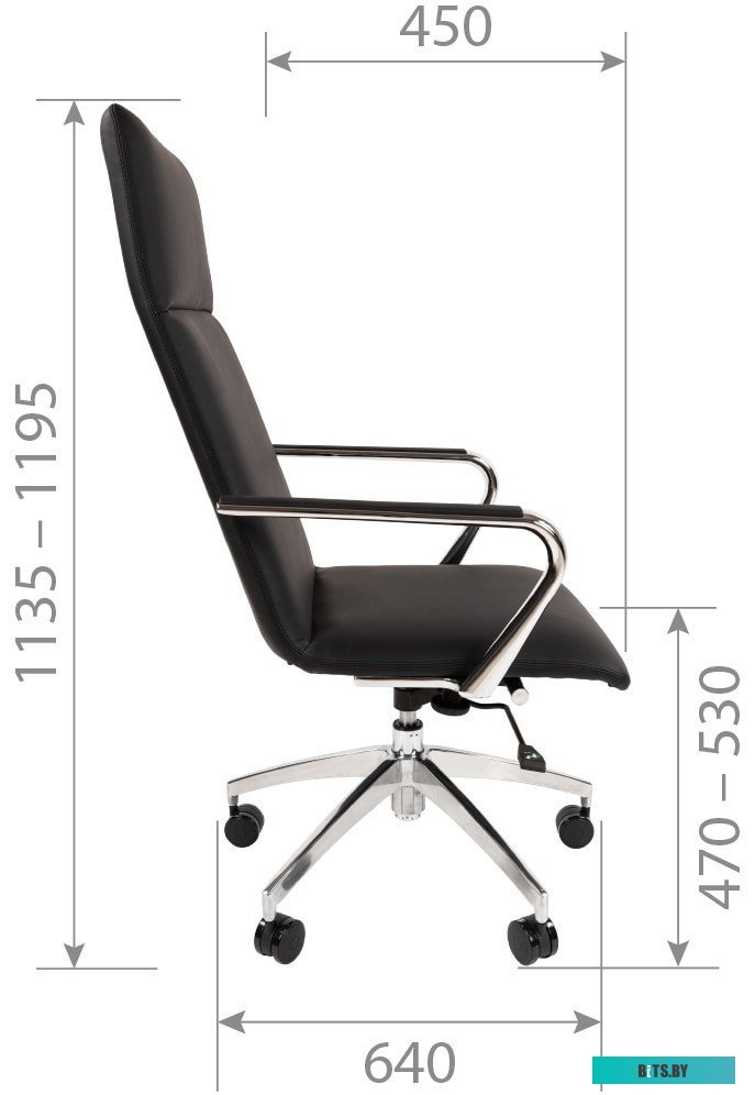 Офисное кресло (Стул) CHAIRMAN 980 (черный)