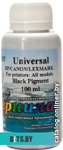 Чернила White Ink Универсальные пигментные чернила 100 мл (черный)