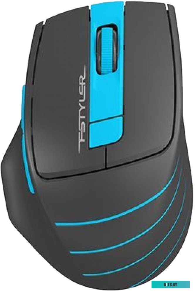 Мышь A4Tech Fstyler FG30 (черный/голубой)