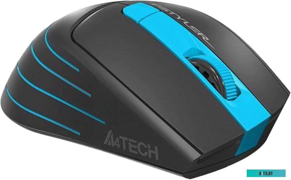 Мышь A4Tech Fstyler FG30 (черный/голубой)