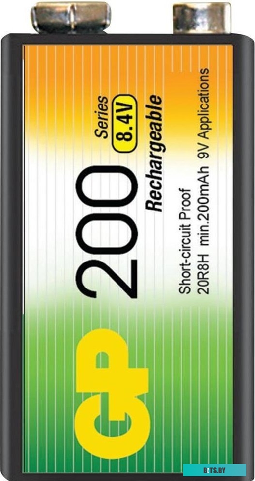 Аккумуляторы GP 9V 200mAh