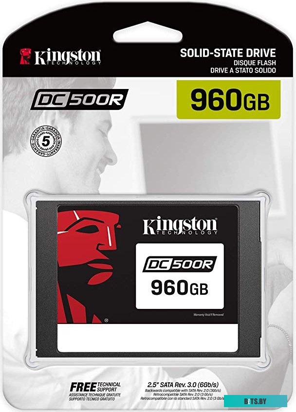 SSD Накопитель Kingston DC500R 960GB SEDC500R/960G
