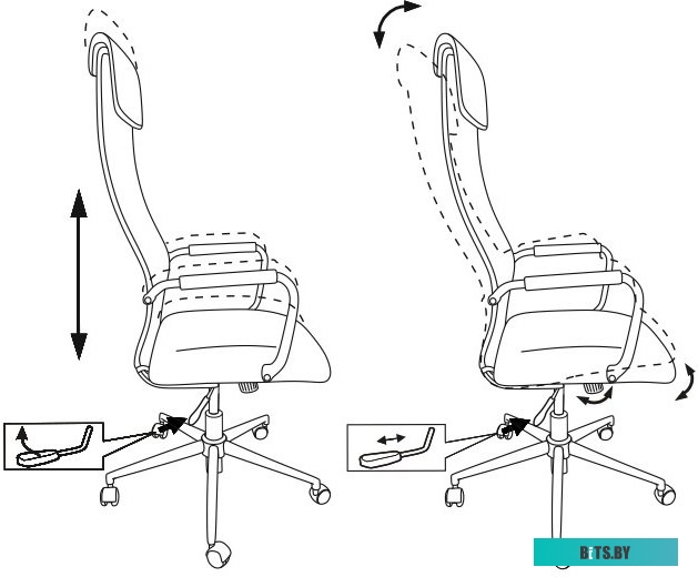 Офисное кресло (Стул) Бюрократ KB-9N/ECO/BLACK (черный)