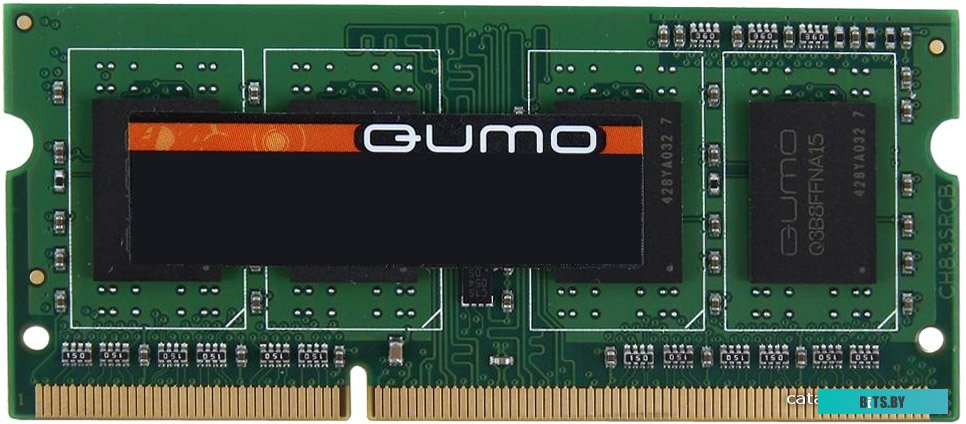 Модуль памяти QUMO 4GB DDR3 SO-DIMM PC3-12800 (QUM3S-4G1600C11)