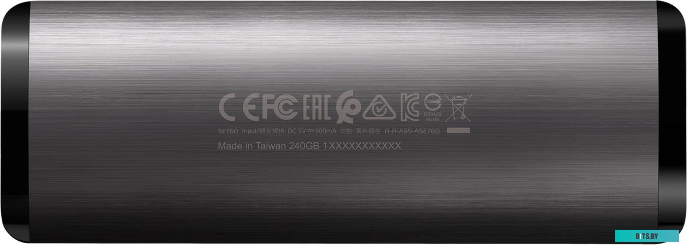 Внешний жесткий диск ADATA SE760 2TB ASE760-2TU32G2-CTI (титан)
