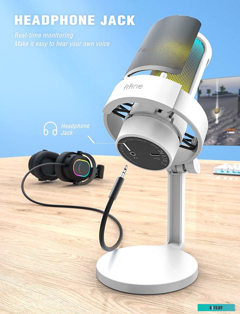 Микрофон FIFINE A8 (белый) <A8W>