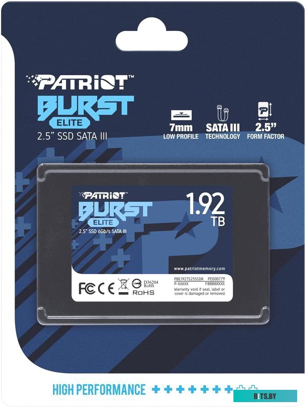 SSD Накопитель Patriot Burst Elite 1.92TB PBE192TS25SSDR