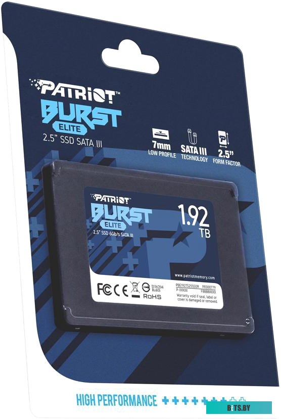 SSD Накопитель Patriot Burst Elite 1.92TB PBE192TS25SSDR