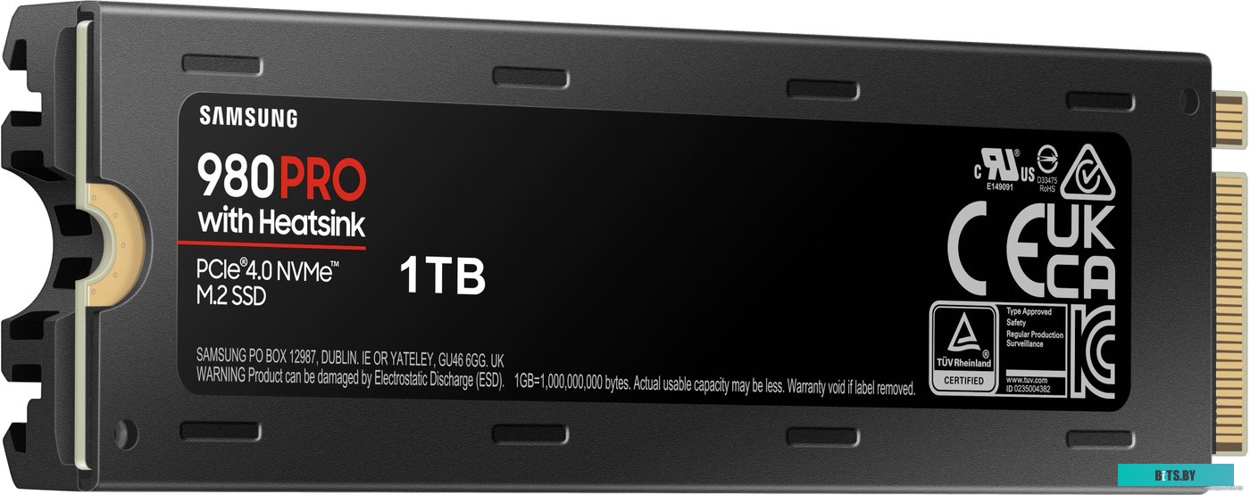 SSD Накопитель Samsung 980 Pro с радиатором 1TB MZ-V8P1T0CW