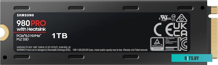SSD Накопитель Samsung 980 Pro с радиатором 1TB MZ-V8P1T0CW
