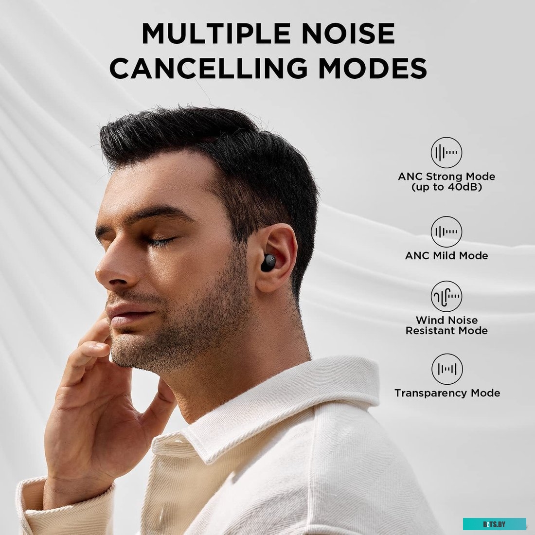 Наушники (Гарнитура) 1More Comfobuds Mini ES603 (белый)