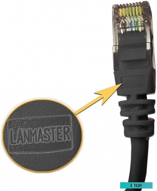 Кабель Lanmaster LAN-PC45/U5E-5.0-BK