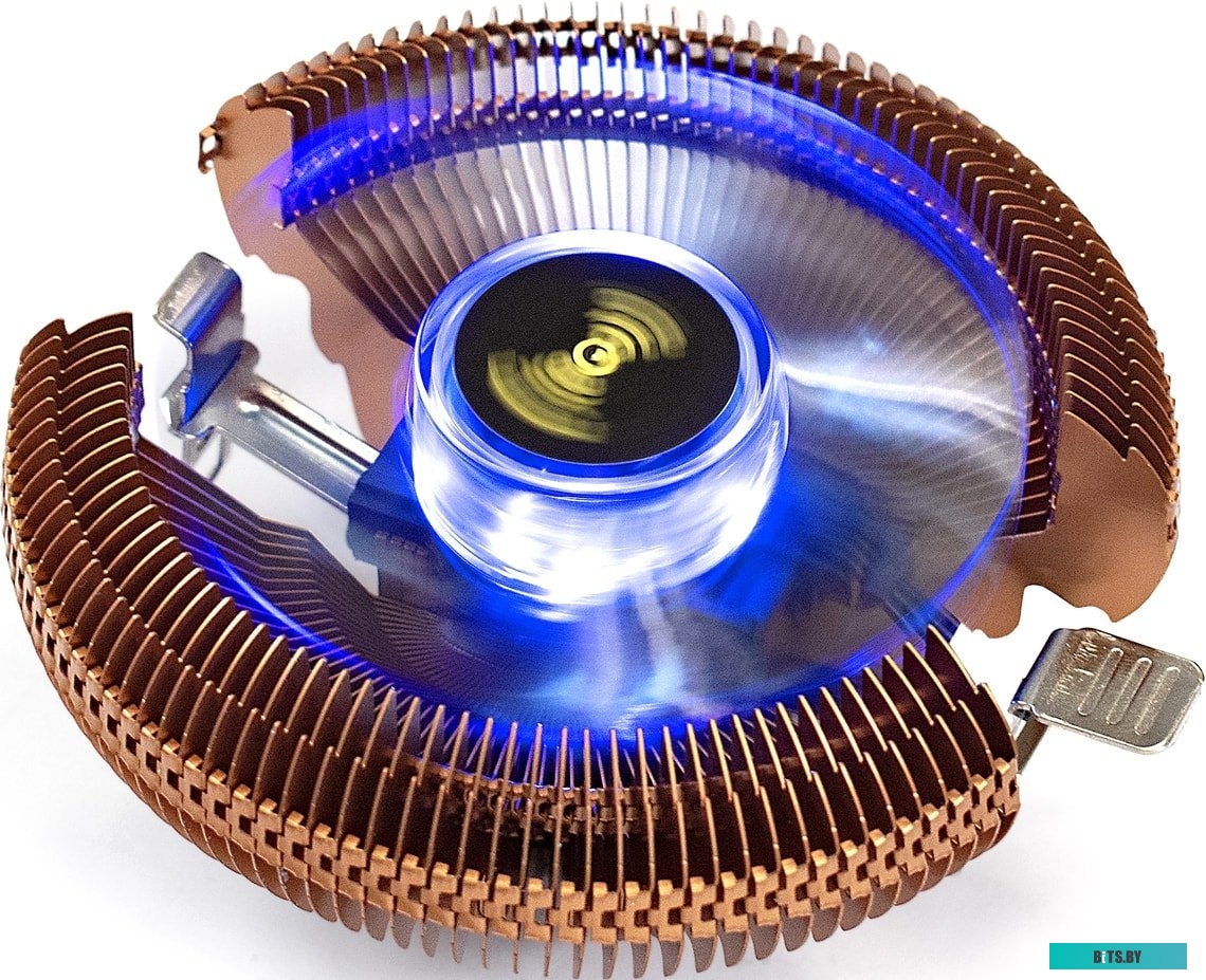Кулер для процессора ExeGate EE91-PWM.Cu.BLUE EX286154RUS