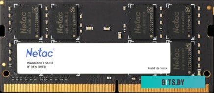 Оперативная память Netac Basic 16GB DDR4 SODIMM PC4-21300 NTBSD4N26SP-16