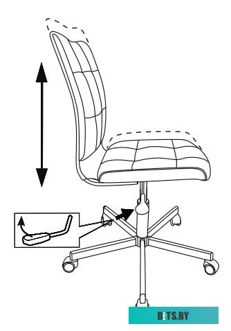 Офисное кресло (Стул) Бюрократ CH-330M/LT-15 (малиновый)