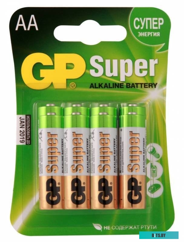 Батарейки GP Super Alkaline AA 8 шт.
