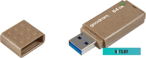 USB накопитель (Флешка) GoodRam UME3 Eco Friendly 64GB (коричневый) <UME3-0640EFR11>