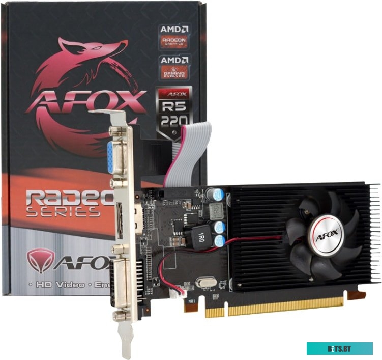 Видеокарта AFOX Radeon R5 220 1GB DDR3 AFR5220-1024D3L5