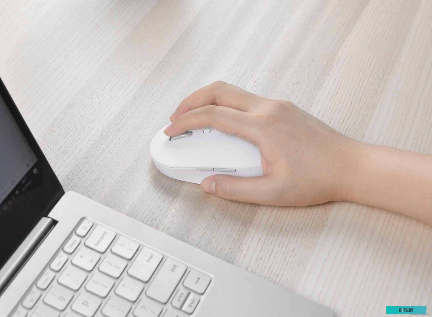 Мышь Xiaomi Mi Dual Mode Wireless Mouse Silent Edition WXSMSBMW02 (белый)