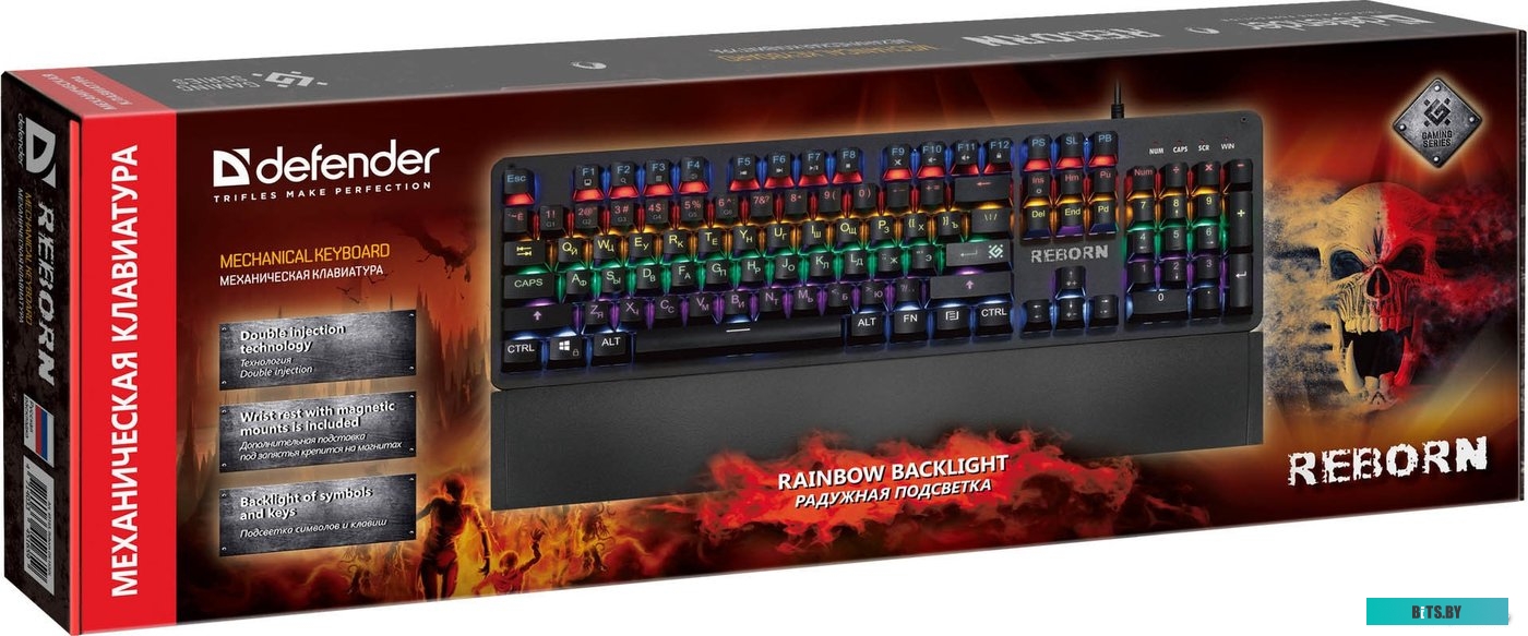 Клавиатура Defender Reborn GK-165DL RU <45165>