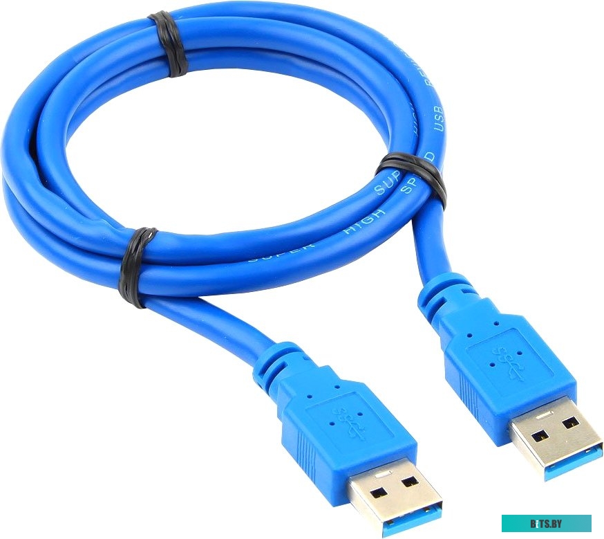 Кабель Cablexpert USB Type-A - USB Type-A CCP-USB3-AMAM-6 (1.8 м, синий)