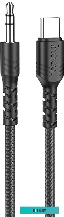 Кабель Hoco UPA17 USB Type-C - Jack 3.5 (1 м, черный)