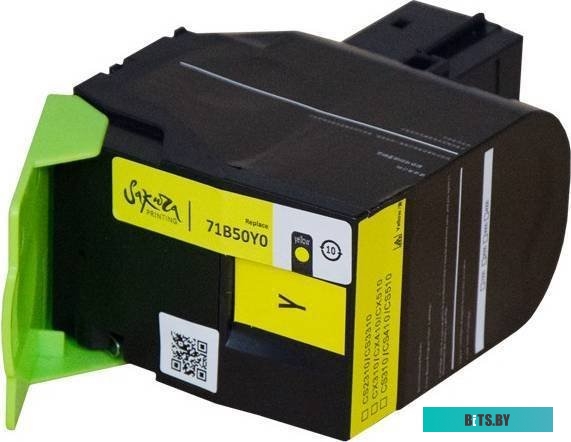 Картридж Sakura SA71B50Y0 для Lexmark CS317dn/CS417dn/CS517de/CX317dn/CX417dn/CX417de/CX517de, желтый, 2300 к.