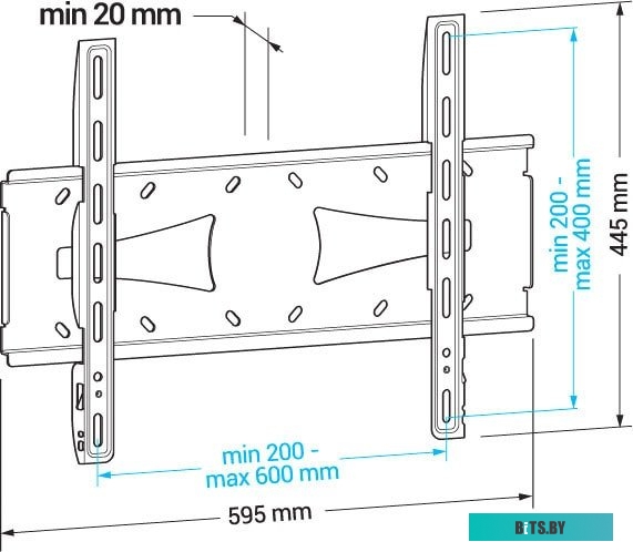 Кронштейн для телевизора Holder PFS-4017