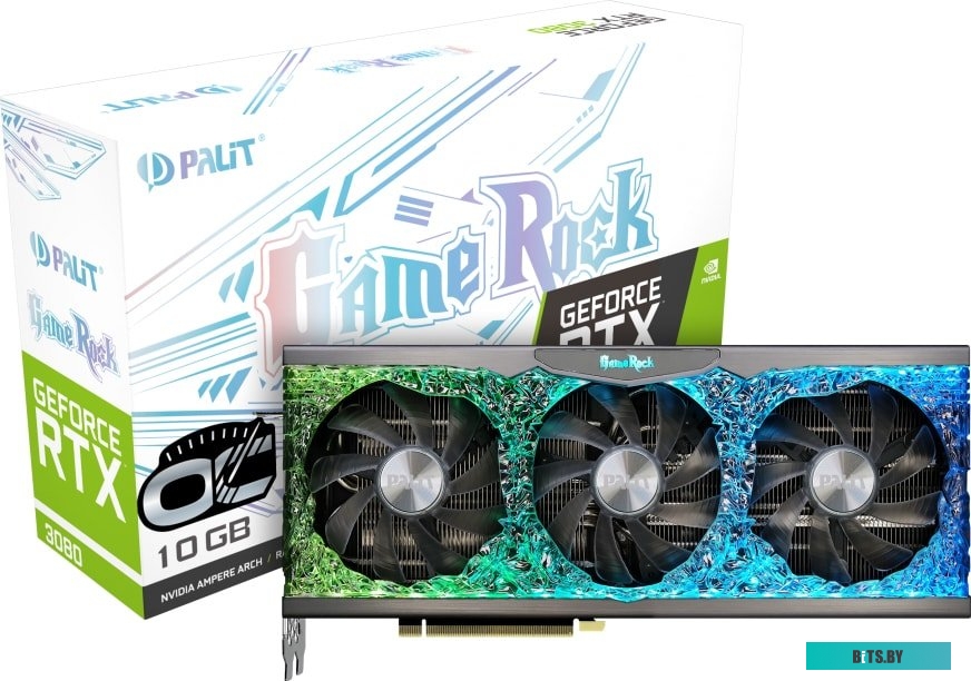 Видеокарта Palit GeForce RTX 3080 GameRock OC 10GB GDDR6X NED3080H19IA-1020G