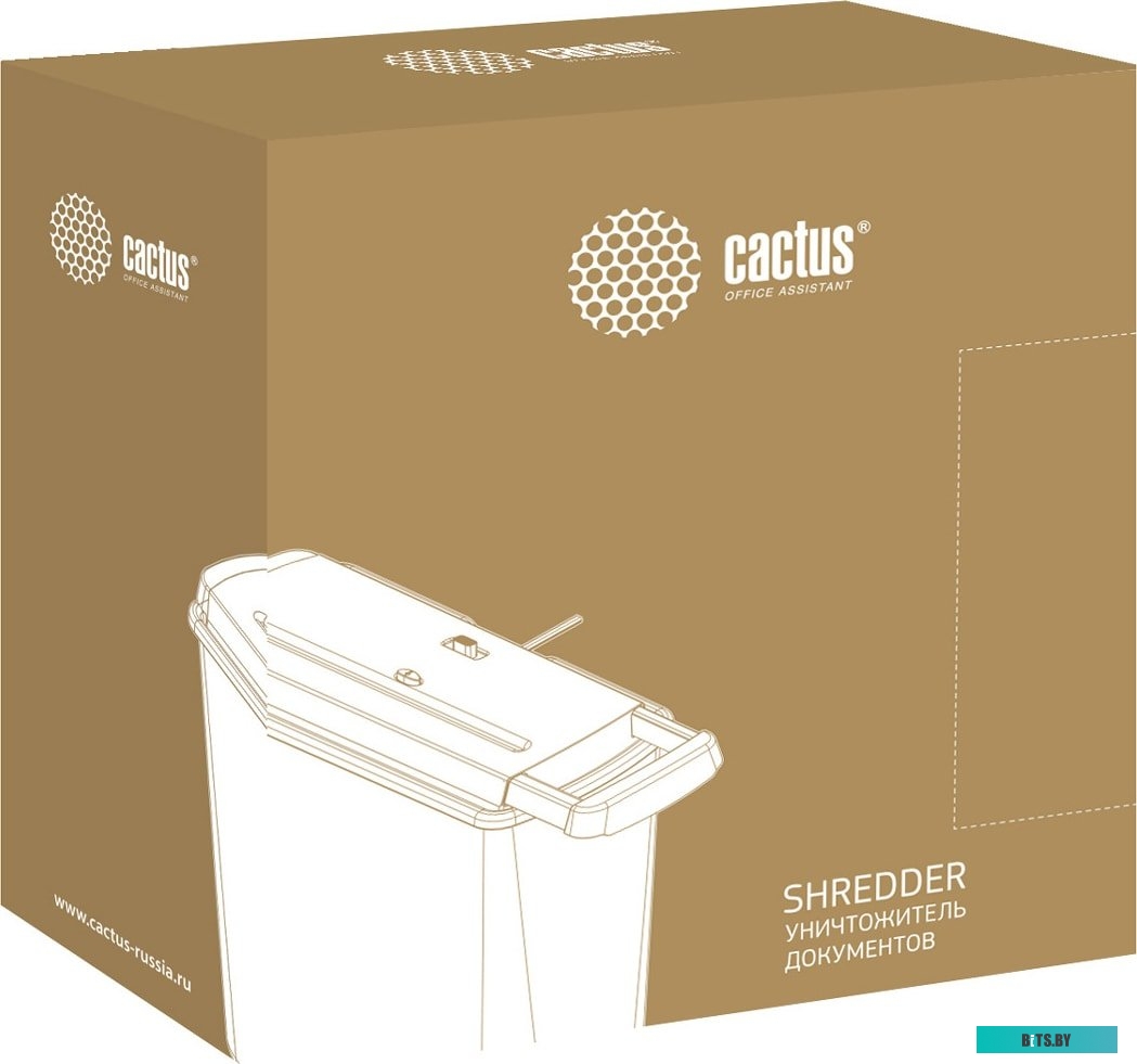Шредер CACTUS CS-SH-6-7-6