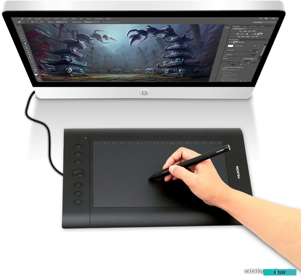 Графический планшет Huion H610 Pro
