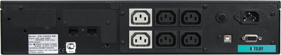 Источник бесперебойного питания (ИБП) Powercom King Pro RM KIN-1500AP LCD RM