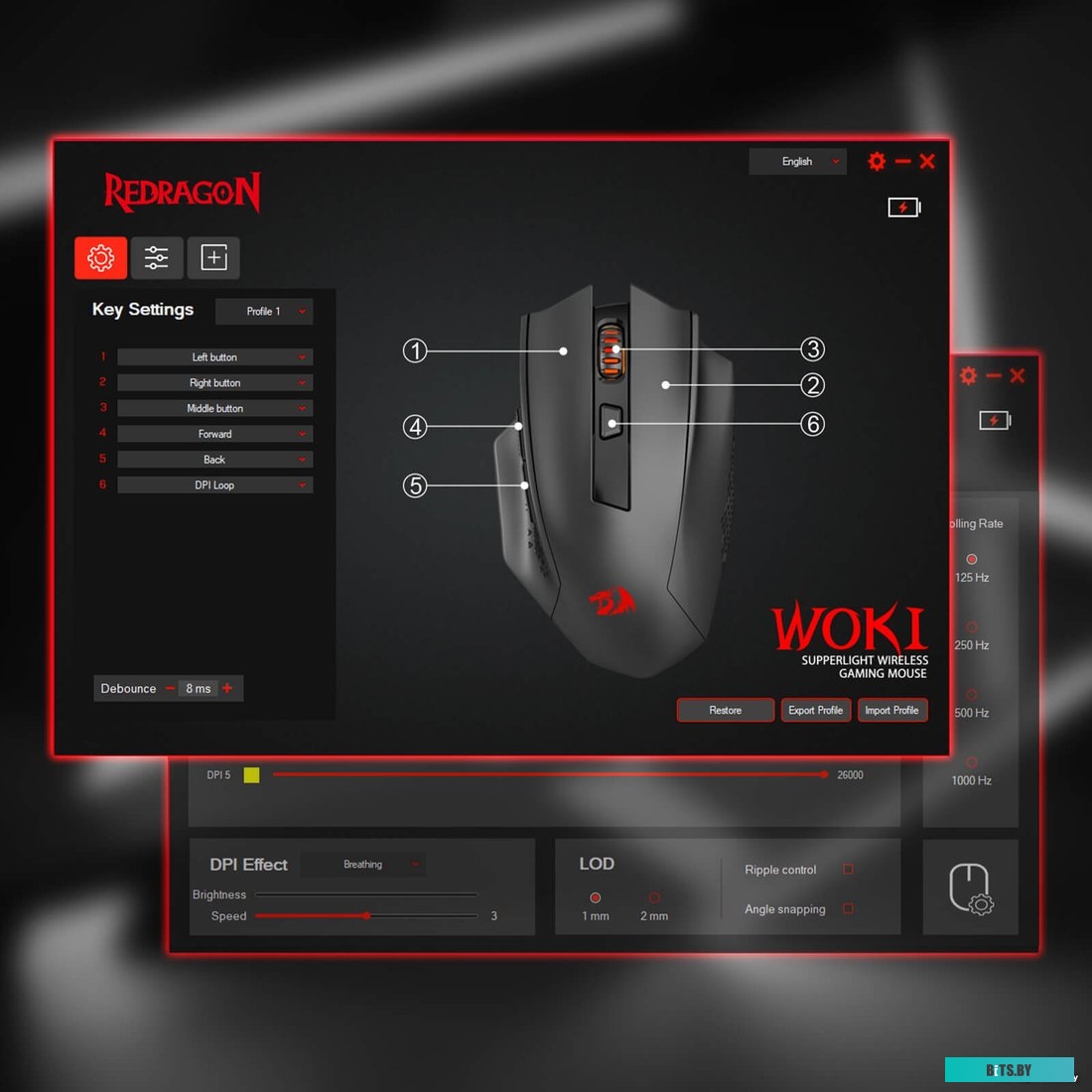 Мышь Redragon Woki