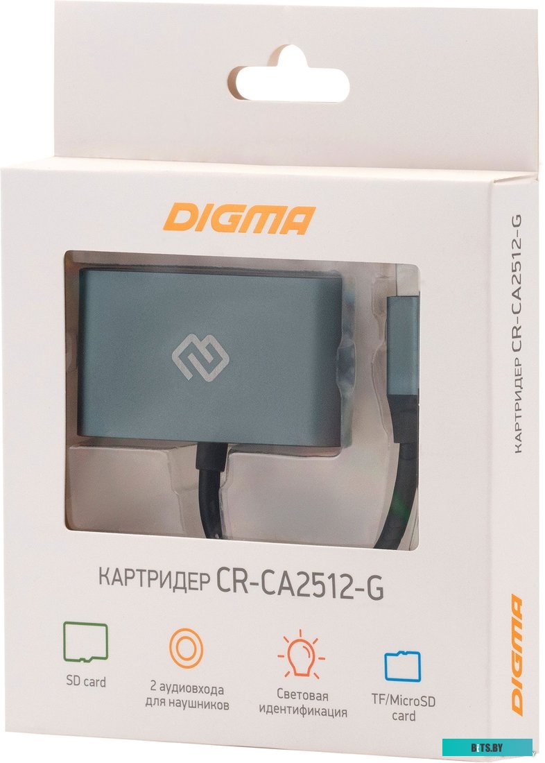 Карт-ридер Digma CR-СA2512-G
