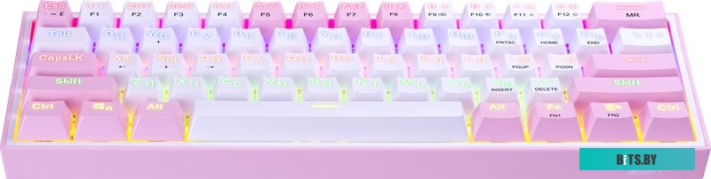 Клавиатура Redragon Fizz (розоый/белый) <70672>