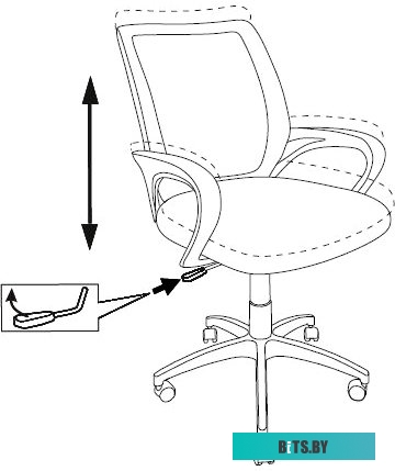 Офисное кресло (Стул) Бюрократ CH-695NLTSL (черный) <CH-695NLTSL/BLACK>