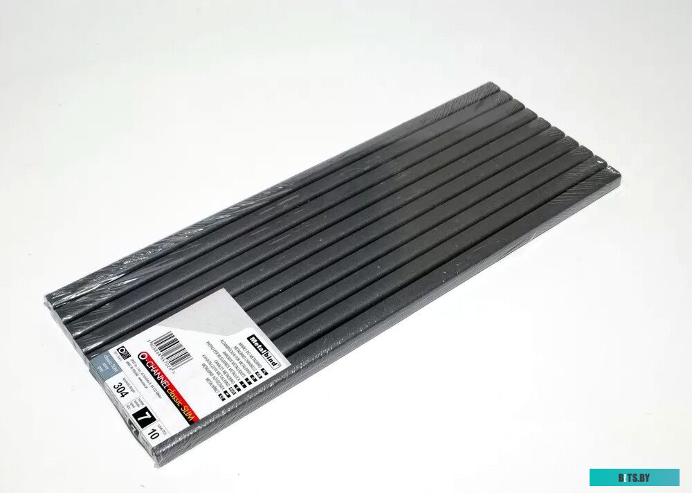 Металлический канал для переплета OPUS Classic Slim 304x7 мм OCHSLIM0730410SZA (10 шт, серый)