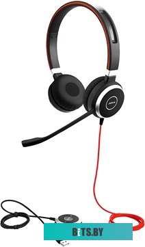 Наушники (Гарнитура) Jabra Evolve 40 MS Stereo <6399-823-109>