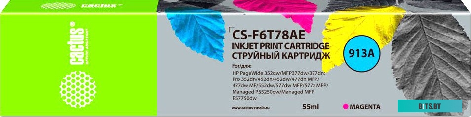 Картридж струйный Cactus CS-F6T78AE 913A