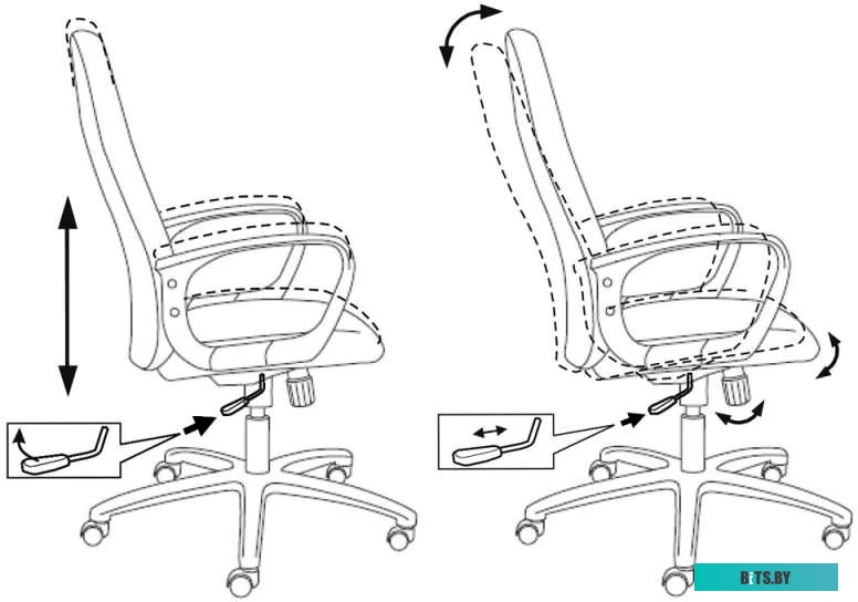 Офисное кресло (Стул) Бюрократ CH-808AXSN/G (темно-серый)