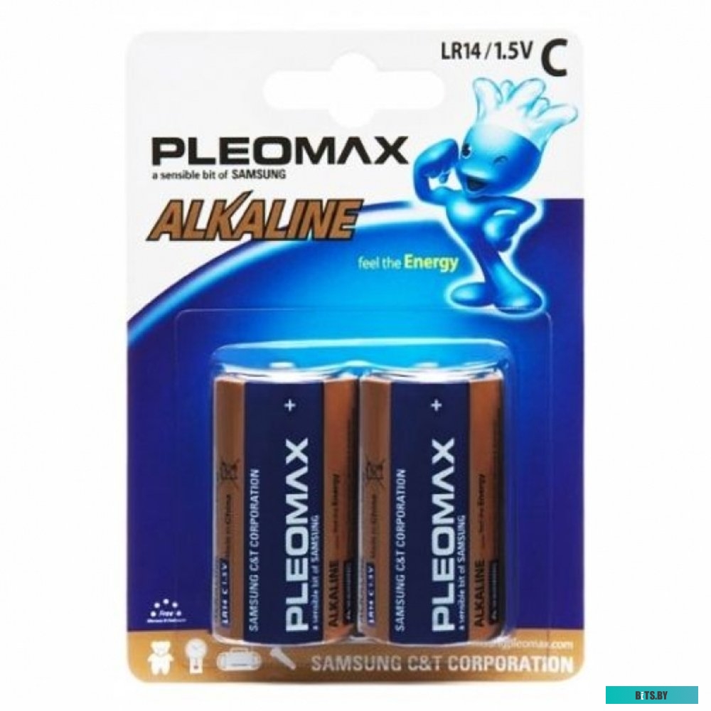 Батарейка Pleomax Alkaline C 2 шт. <PSLR014-2BL>