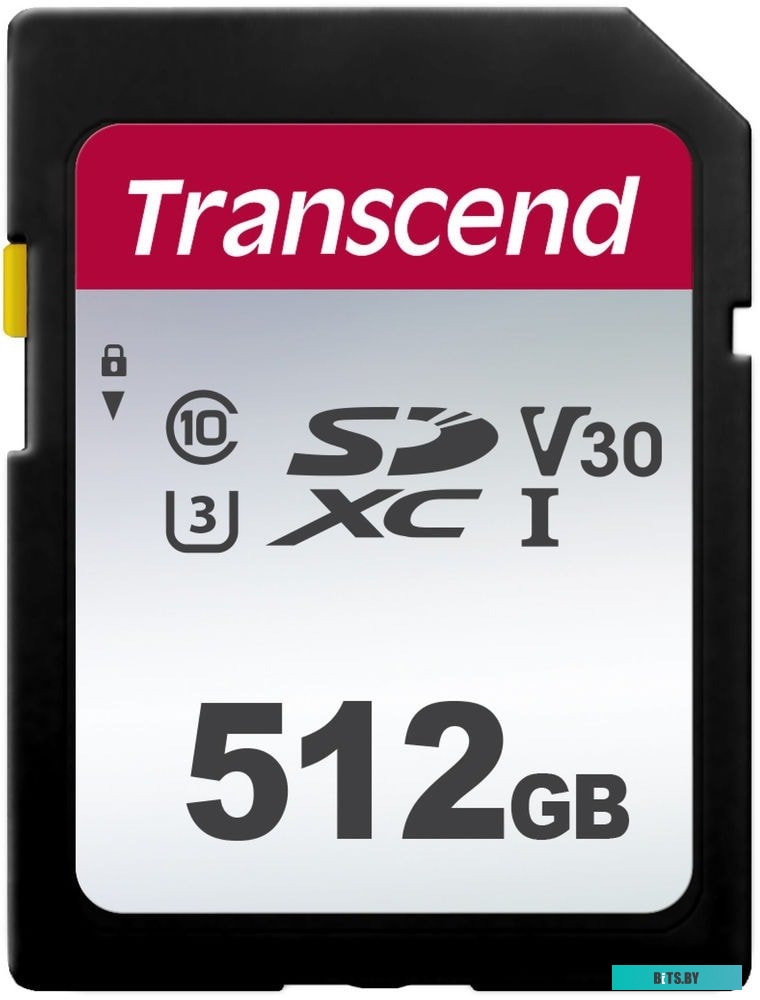 Карта памяти Transcend SDXC 300S 512GB <TS512GSDC300S>