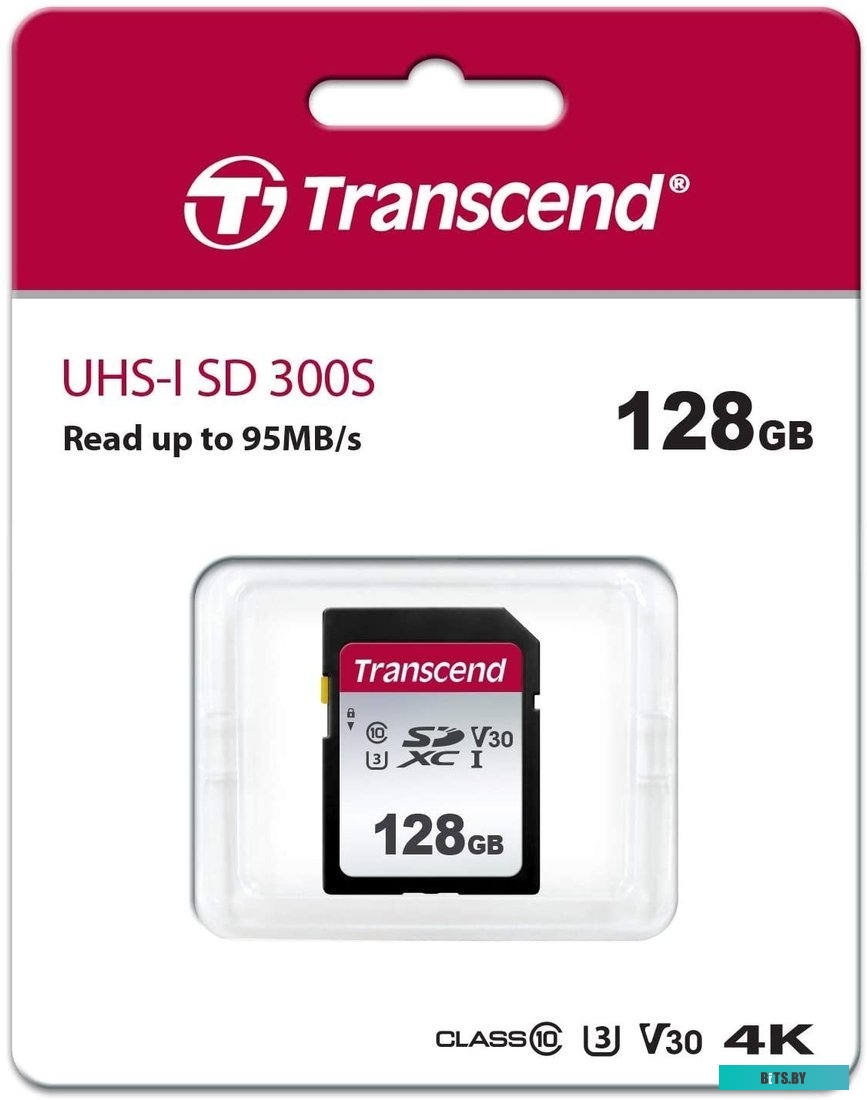 Карта памяти Transcend SDXC 300S 512GB <TS512GSDC300S>