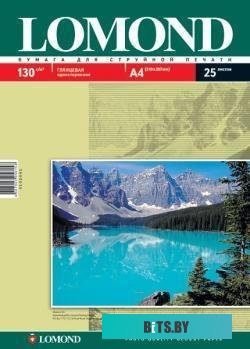 Бумага Lomond 130г/м, А4,Глянц.одност. 25л., 0102041