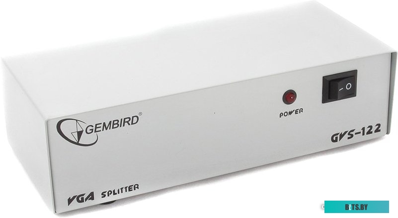 Разветвитель VGA 1комп.-2 монитора, Gembird (GVS122) HD15F/2x15F