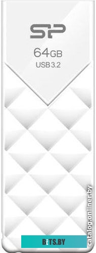 USB накопитель (Флешка) Silicon Power Blaze B03 64GB (белый) <SP064GBUF3B03V1W>