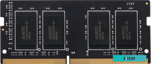 Модуль памяти AMD Radeon R7 8GB DDR4 SODIMM PC4-21300 R748G2606S2S-UO
