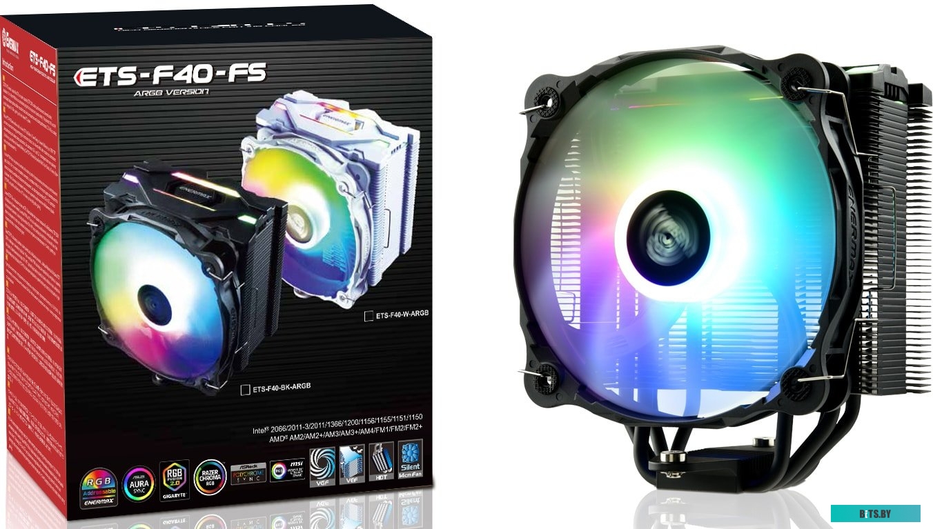 Кулер для процессора Enermax ETS-F40-FS ARGB <ETS-F40-BK-ARGB>