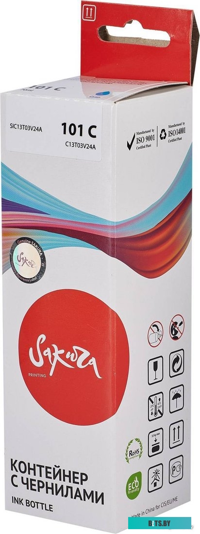 Чернила Sakura Printing SIC13T03V24A (аналог Epson 101 C)